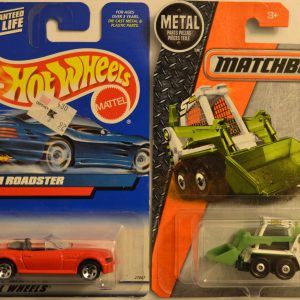 Hot Wheels   BMW M Roadster Red & Matchbox MBX Skidster 1:64 Scale Collectible Die Cast Model Car Bundle