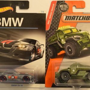 Hot Wheels   BMW Z4 M Gray 7 of 8 HW 2015 BMW Series & Matchbox MBX Road Raider 1:64 Scale Collectible Die Cast Model Car Bundle