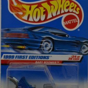 Blue/Silver Baby Boomer Hot Wheels HW ‘1999 First edition’ Series 1:64 Scale Collectible Die Cast Model Car