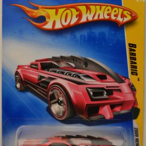 Hot Wheels Barbaric Red #28 HW 2009 New Models Series 1:64 Scale Collectible Die Cast Model Car