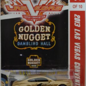 Bentley Continental Supersports Gold Custom-Made Hot Wheels Limited Edition 2013 Las Vegas Convention Golden Nugget Series 1:64 Scale Collectible Die Cast Model Car.