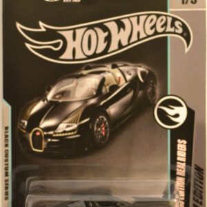 Hot Wheels Bentley Continental Supersports Black Series Custom-Made Collectors Edition 1:64 Scale Collectible Die Cast Model Car w/Real Rider Rubber Wheels