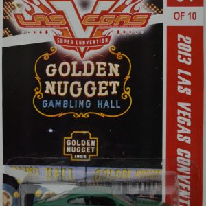 Hot Wheels   Bentley Continental Supersports Green Custom w Real Rider Rubber Wheels Limited Edition 2013 Las Vegas Convention Golden Nugget Series 1:64 Scale Collectible Die Cast Model Car.