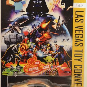 Hot Wheels Bentley Continental Supersprts Gold Custom-Made with Whitewall Real Rider Rubber Wheels Limited Edition Las Vegas Toy Convention Series 1:64 Scale Collectible Die Cast Model Car