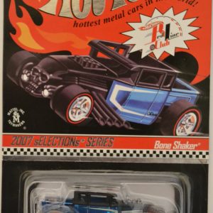 Bone Shaker Ice Blue #1 of 4 Hot Wheels Redline Real Riders Tires HW 2007 Red Line Club Series 1:64 Scale Collectible Die Cast Model Car. Only 10442 Made Worldwide!!!