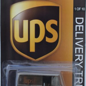 Brown Bread Box Custom-Made Hot Wheels with Real Rider Rubber Wheels Limited Edition ‘UPS Delivery Truck’ Series 1:64 Scale Collectible Die Cast Model Car