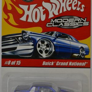 Buick Grand National Blue #8 Special Paint Hot Wheels HW Modern Classic Series 1:64 Scale Collectible Die Cast Model Car
