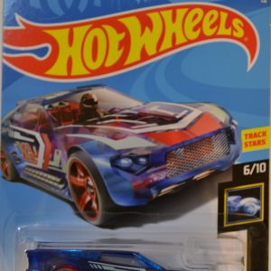 Blue Bullet Proof Hot Wheels HW X Raycers Series 1:64 Scale Collectable Die Cast Model Car #6/10