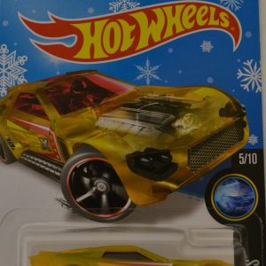 Gold Bullet Proof Hot Wheels HW X Rayces Series 1:64 Scale Collectable Die Cast Model Car Snowflake Card