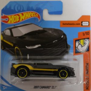 Black Camaro ZL1 Hot Wheels HW ‘Muscle Mania’ International Short Card Series 1:64 Scale Collectable Die Cast Model Car