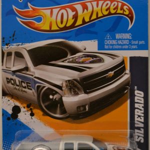 Chevy Silverado White #164/247 Hot Wheels HW Main Street ’12 Series 1:64 Scale Collectible Die Cast Model Car
