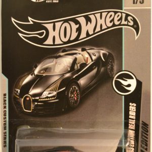 Hot Wheels   Corvette C7 Z06 Black Series Custom-Made Collectors Edition 1:64 Scale Collectible Die Cast Model Car w/Real Rider Rubber Wheels