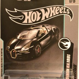 Hot Wheels   Corvette Grand Sport Roadster Black Series Custom-Made Collectors Edition 1:64 Scale Collectible Die Cast Model Car w/Real Rider Rubber Wheels