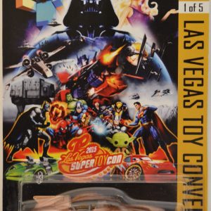 Hot Wheels Corvette SR2 Copper Custom-Made HW with Real Rider Rubber Wheels Exclusive Ghostbusters Car Edition 2015 Las Vegas Toy Convention Series 1:64 Scale Collectible Die Cast Model Car