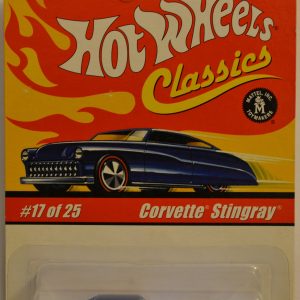 Hot Wheels Corvette Stingray Blue 17 of 25 Special Paint HW Classics Series 1 1:64 Scale Collectible Die Cast Model Car