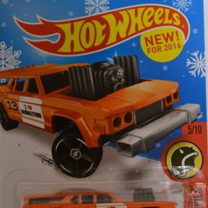 Red Cruise Bruiser Hot Wheels HW Daredevils Series 1:64 Scale Collectable Die Cast Model Car Snowflake Card