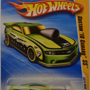 Hot Wheels   Custom ’10 Camaro SS Green #38 HW 2010 New Models Series 1:64 Scale Collectible Die Cast Model Car