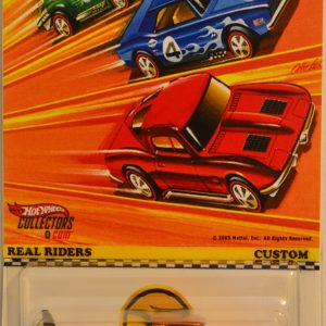 Hot Wheels Custom ’62 Chevy Bronze Custom-Made with Real Rider Rubber Wheels Custom Edition Real Riders Series 1:64 Scale Collectible Die Cast Model Car