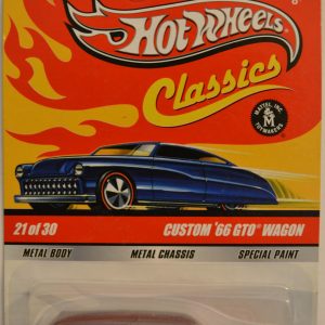 Hot Wheels   Custom ’66 GTO Wagon Red 21 of 30 Special Paint HW Classics Series 5 1:64 Scale Collectible Die Cast Model Car