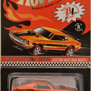 Custom Mustang Mach I Orange #2 of 4 Hot Wheels Red Line Club (RLC) HW 2004 sELECTIONs Series 1:64 Scale Collectible Die Cast Model Car. Only 10385 Made Worldwide!!!