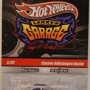Custom Volkswagen Beetle Gray Orange #5 of 39 Hot Wheels Real Riders HW Larry’s Garage Series 1:64 Scale Collectible Die Cast Model Car