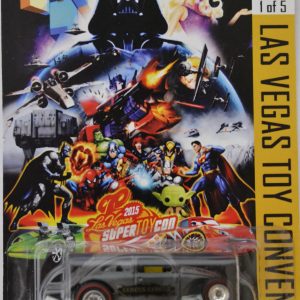 Hot Wheels Gray Custom Volkswagen Beette Custom-Made HW Exclusive Car Series with Real Rider Rubber Wheels Limited Edition 1:64 Scale Collectible Die Cast Model Car