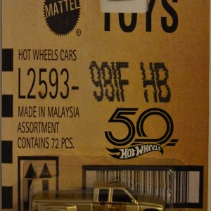 Hot Wheels ’66 Dodge A100 Peach 50th Anniversary Series Custom-Made Collectors Edition 1:64 Scale Collectible Die Cast Model Car with Real Rider Rubber Wheels