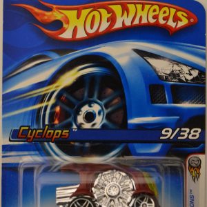 Hot Wheels   Cyclops Red-Chrome #9 HW 2006 First Edition Series 1:64 Scale Collectible Die Cast Model Car