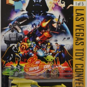 Hot Wheels   DC Comics Gray  1989 Batmobile Custom-Made with Real Rider Rubber Wheels Limited Edition Las Vegas Convention Series 1:64 Scale Collectible Die Cast Model Car