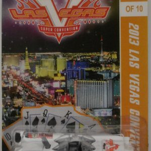 Hot Wheels   DC Comics White Custom-Made with Whitewall Real Rider Rubber Wheels Limited Edition 2013 Las Vegas Convention Series 1:64 Scale Collectible Die Cast Model Car.