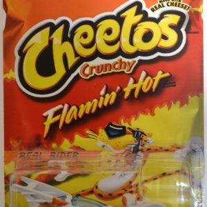 DC Comics  1989 Batmobile White Custom-Made Hot Wheels with Whitewall Real Rider Rubber Wheels Cheetos Edition 1:64 Scale Collectible Die Cast Model Car.