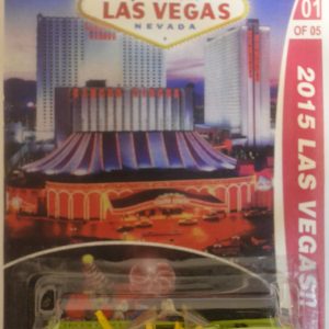 Hot Wheels   DC Comics 1966 TV Series Batmobile Custom-Made with Real Rider Rubber Wheels Limited Edition ‘2015 Las Vegas’ Series 1:64 Scale Collectible Die Cast Model Car