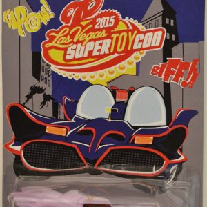 Hot Wheels DC Comics (s07) Purple Custom-Made with White Real Rider Rubber Wheels HW Batman Series 1:64 Scale Collectible Die Cast Model Car