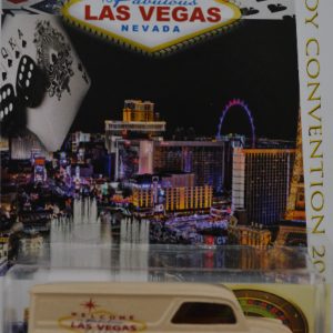 Beige Dairy Delivery CUSTOM-Made Hot Wheels with Real Rider Rubber Wheels Special Edition ‘Las Vegas’ Series 1:64 Scale Collectable Die Cast Model Car.