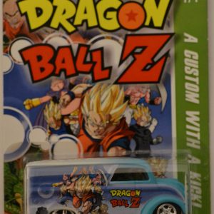 Dairy Delivery Blue Custom-Made Hot Wheels with Real Rider Rubber Wheels Limited Edition Dragon Ball Z Series 1:64 Scale Collectible Die Cast Model Car.