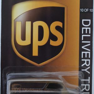 Brown Dairy Delivery Custom-Made Hot Wheels with Real Rider Rubber Wheels Limited Edition ‘UPS Delivery Truck’ Series 1:64 Scale Collectible Die Cast Model Car