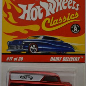 Cat Hot Wheels Classics Series 2 # 17 30 Red Spectraflame Dairy Delivery Van on Red Line Wheels