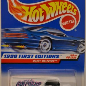 Dairy Delivery White #10 Hot Wheels HW 1998 First Edition Series 1:64 Scale Collectible Die Cast Model Car