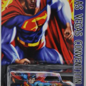 Hot Wheels Superman Dairy Delivery White Custom-Made with Real Rider Rubber Wheels Limited Edition 2014 Las Vegas Convention Series 1:64 Scale Collectible Die Cast Model Car
