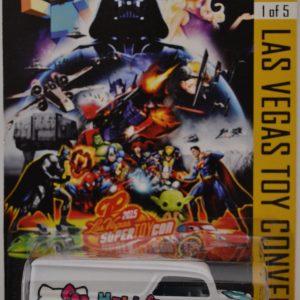 Hot Wheels Dairy Delivery White Hello Kitty Custom-Made Limited Edition Las Vegas Toy Convention Series 1:64 Scale Collectible Die Cast Model Car.