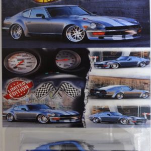 Datsun 240Z Custom-Made Hot Wheels with Real Rider Rubber Wheels Limited Edition 1:64 Scale Collectible Die Cast Model Car