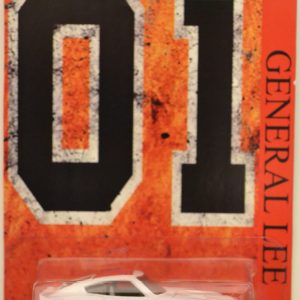 Hot Wheels Datsun 240Z White Custom-Made with Real Rider Rubber Wheels Limited Edition General Lee 01 Series 1:64 Scale Collectible Die Cast Model Car.