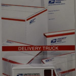 Delivery Truck USPS Custom-Made Hot Wheels Redline Real Rider Rubber Wheels Limited Edition 1:64 Scale Collectible Die Cast Model Car.