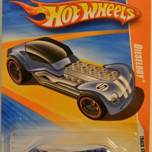 Dieselboy Blue Chrome #12 Hot Wheels HW 2010 Track Stars Series 1:64 Scale Collectible Die Cast Model Car