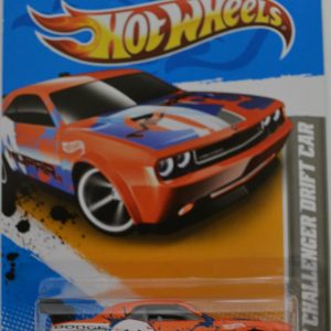 Orange Dodge Challenger Drift Car Hot Wheels HW ‘Code Cars 12’ Series 1:64 Scale Collectible Die Cast Model Car