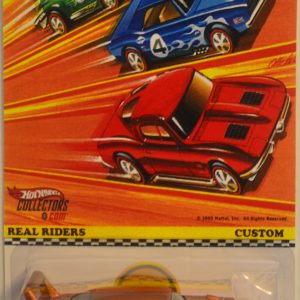 Hot Wheels Dodge Charger Daytona Bronze Custom-Made with White Real Rider Rubber Wheels Collectors Edition Real Riders Series 1:64 Scale Collectible Die Cast Model Car