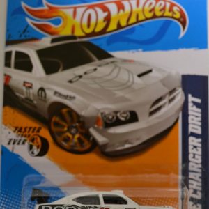White Dodge Charger Drift Hot Wheels HW ‘Faster Than Ever 12’ Series 1:64 Scale Collectible Die Cast Model Car