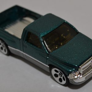 Hot Wheels  Dodge RAM Truck Green/Metallic 1:64 Scale Collectible Die Cast Model Car