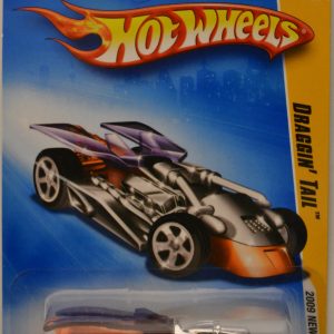 Hot Wheels   Draggin’ Tail Orange/Chrome #40 HW 2009 New Models Series 1:64 Scale Collectible Die Cast Model Car