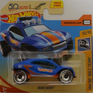 Blue Dune Daddy Hot Wheels HW ’50 Race Team’ International Short Card Series 1:64 Scale Collectible Die Cast Model Car #10/10